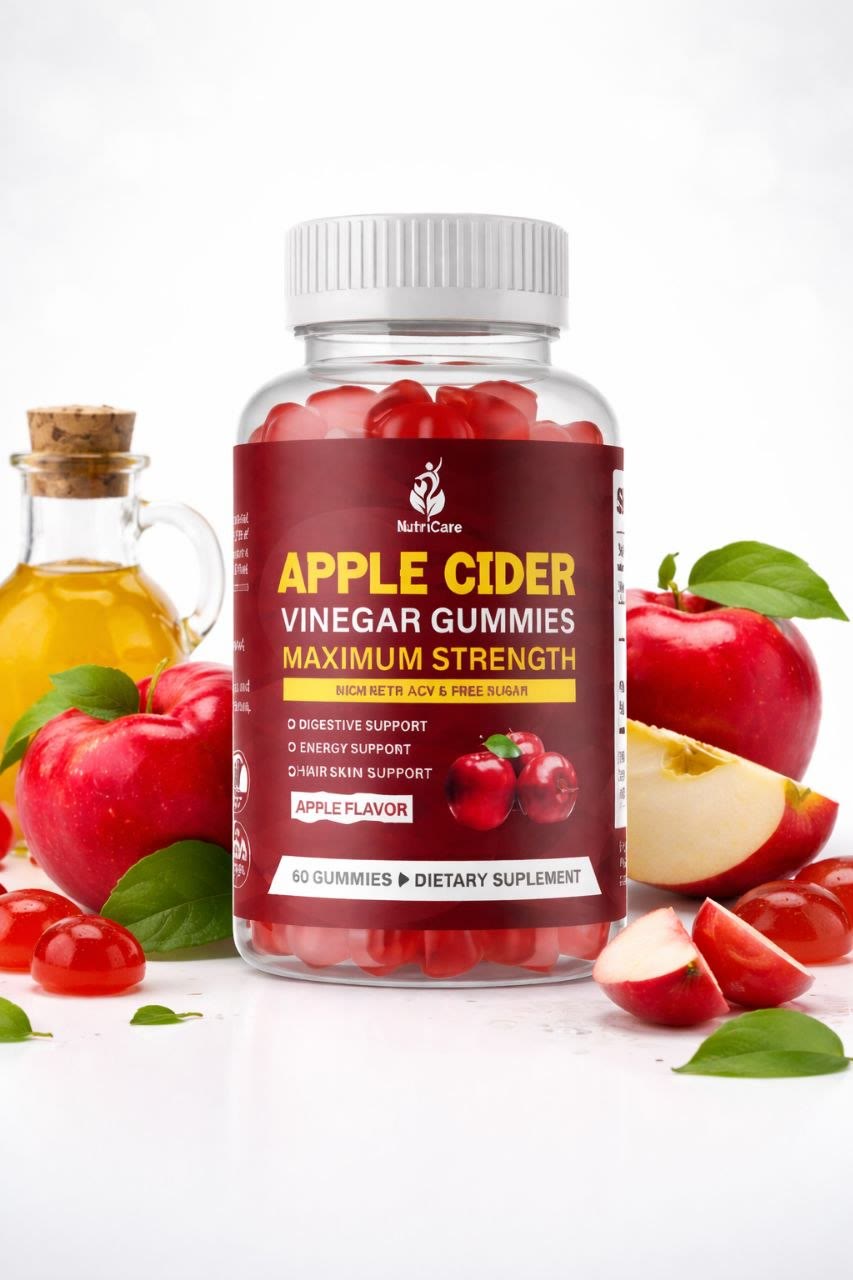 With fresh apples and ACV